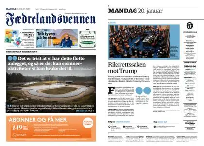 Fædrelandsvennen – 20. januar 2020