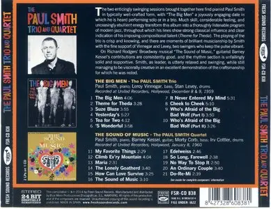 The Paul Smith Trio & Quartet - The Big Men + The Sound Of Music (1959-60) {2014 Fresh Sound Records 24-bit Remaster}