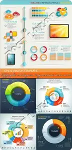 Infographic and diagram design elements vector set 120