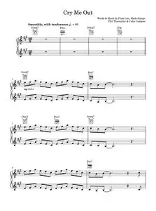 Cry me out - Pixie Lott (Easy Piano)