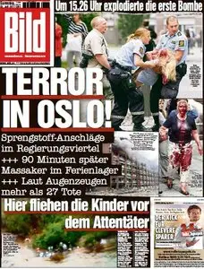 Bild Zeitung vom 23 Juli 2011