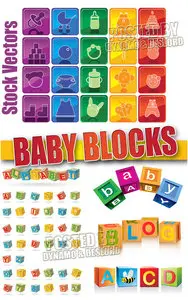 Baby blocks - Stock Vectors