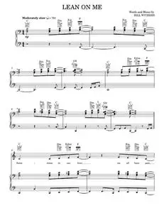 Lean On Me - Bill Withers (Piano-Vocal-Guitar)