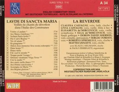La Reverdie - Laude di Sancta Maria: Veillée de chants de dévotion dans l'Italie des Communes (1994)