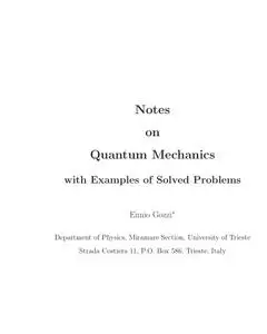 Notes on Quantum Mechanics with Examples of Solved Problems