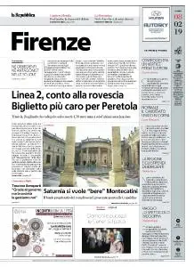 la Repubblica Firenze - 8 Febbraio 2019