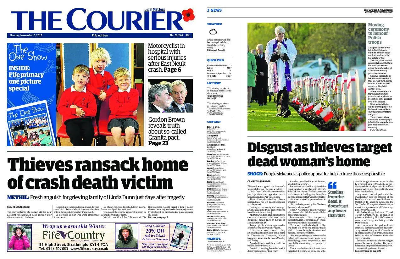 The Courier Fife November 06, 2017 / AvaxHome