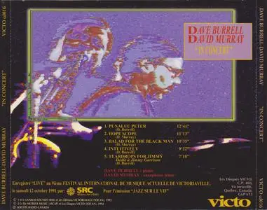 Dave Burrell & David Murray - In Concert (1992) {VICTO cd016}