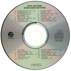 Dave Van Ronk - Inside Dave Van Ronk (1989)