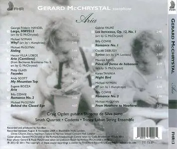 Gerard McChrystal - Aria (2011) works by Handel, Michael Nyman, Villa-Lobos, Debussy, Ravel, Philip Glass, Faure, McGlynn