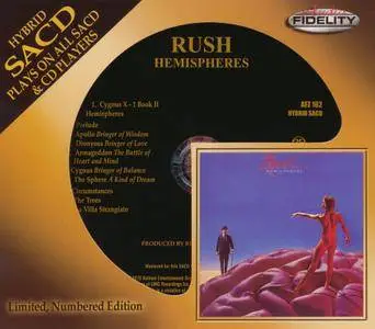 Rush - Hemispheres (1978) [2013, Audio Fidelity AFZ 162] Repost