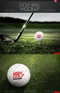 GraphicRiver Golf Ball Mock-up