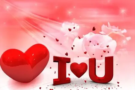 Multilayer PSD file "I love you"