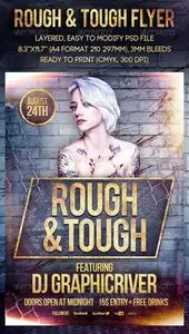 GraphicRiver Rough & Tough Flyer