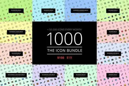 CreativeMarket - The Icon Bundle 1000