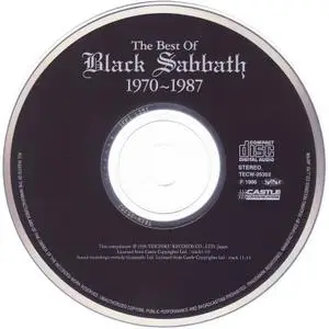 Black Sabbath - The Best Of Black Sabbath 1970-1987 (1996) [Teichiku TECW-25352, Japan]