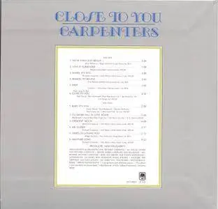 Carpenters - Close to You (1970) [Universal Music Japan, UICY-94221] Repost
