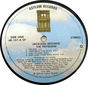 Jackson Browne: The Pretender - Original Asylum Records LP 24/96 rip to redbook
