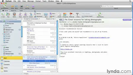 Outlook for Mac 2011 Essential Training