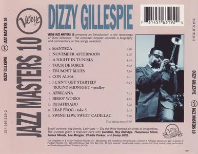 Dizzy Gillespie - Verve Jazz Masters 10 (1994) [ReUpload]