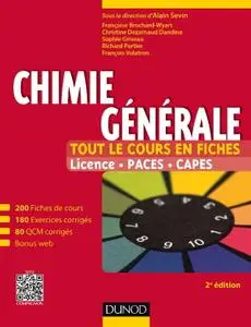 Collectif, "Chimie générale - Tout le cours en fiches : Licence, PACES, CAPES"