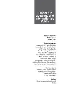 Blätter für deutsche und internationale Politik Januar No 01 2014