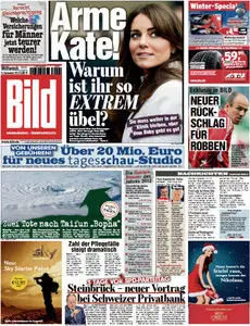Bild Zeitung vom 05 Dezember 2012