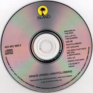 Grace Jones - Nightclubbing (1981) {US Press}