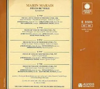 Jordi Savall - Marin Marais: Pieces de viole, Livres I-V (5CD) (1992)