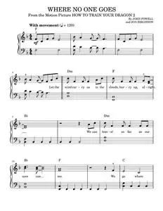 Where no one goes – Misc Soundtrack (Easy Piano)