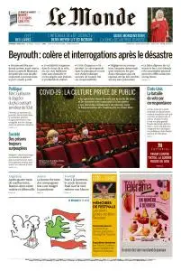 Le Monde du Vendredi 7 Août 2020