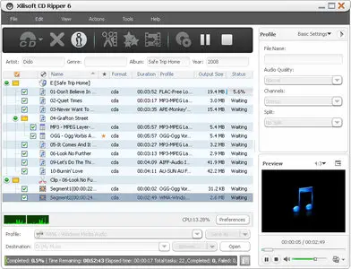 Xilisoft CD Ripper 6.2.0.0331 + Rus
