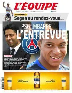 L'equipe du Mardi 4 Juillet 2017