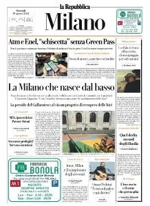 la Repubblica Milano - 19 Agosto 2021