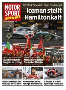 MOTORSPORT aktuell – 25. Oktober 2018