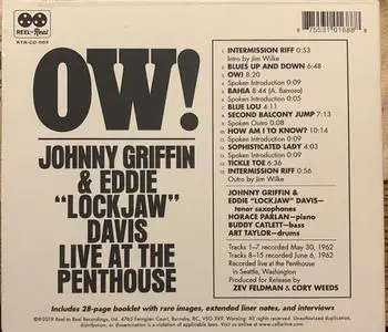 Johnny Griffin & Eddie "Lockjaw" Davis - Ow! Live At The Penthouse (2019) {Reel To Real RTR-CD-003 rec 1962}