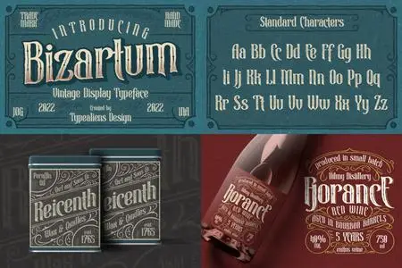 Bizartum - Vintage Display Font