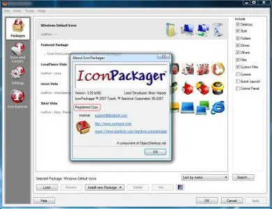 Stardock IconPackager  V. 3.2 Vista