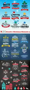 Vectors - Creative Christmas Elements 3