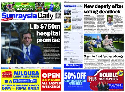 Sunraysia Daily – April 09, 2022