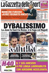 La Gazzetta Dello Sport con edizioni Locali (Roma, Milano, Puglia, Sicilia) - 25.01.2016 