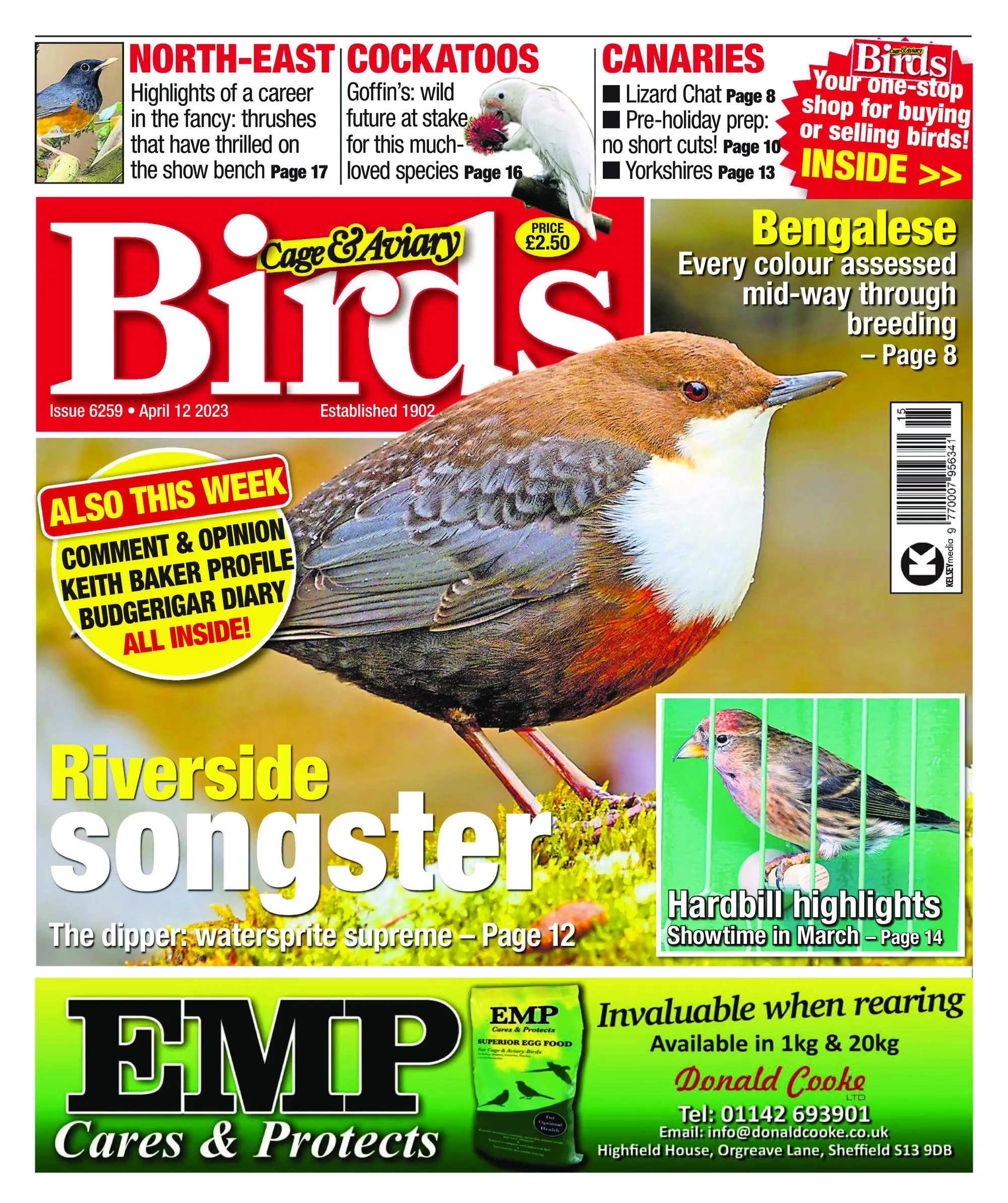 Cage & Aviary Birds – 12 April 2023