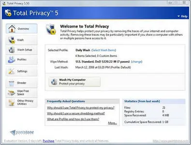 Pointstone Total Privacy v5.86.460