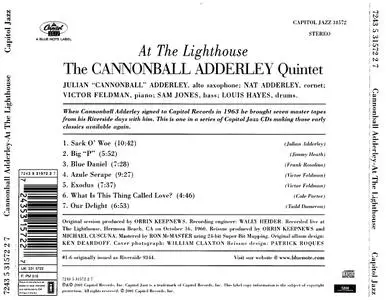 The Cannonball Adderley Quintet - At the Lighthouse (1960/2001) {Reissue, Remastered}