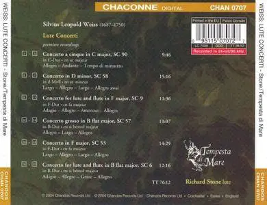 Richard Stone, Tempesta Di Mare - Sylvius Leopold Weiss: Lute Concerti (2004)