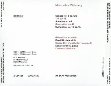 Mieczyslaw Weinberg - Orchestral And Chamber Works (2014) [2CDs] {ECM 2368/69] [Re-Up]