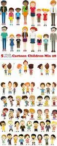 Vectors - Cartoon Children Mix 28