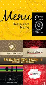 Stock Vector - Restaurant Menu Design 18
