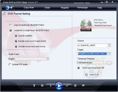 Extra DVD to DVD Clone 6.9 