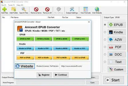 AniceSoft EPUB Converter 9.9.2 Portable